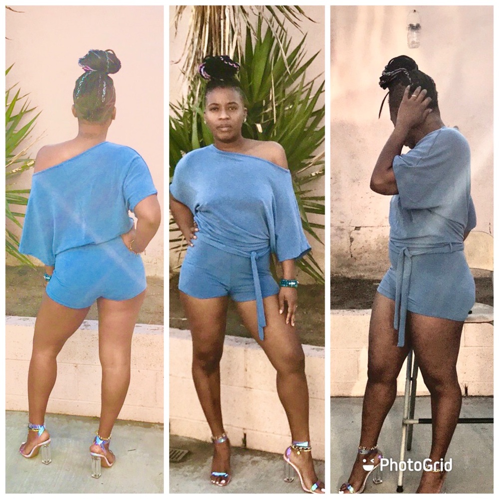 Off the shoulder romper 🦋🦋🦋